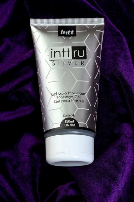 Массажный гель Silver с фруктовым ароматом - 150 мл. - INTT - купить с доставкой в Ростове-на-Дону