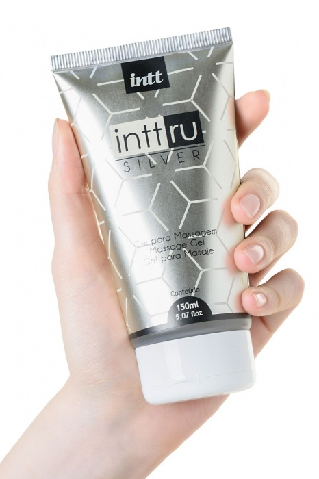 Массажный гель Silver с фруктовым ароматом - 150 мл. - INTT - купить с доставкой в Ростове-на-Дону