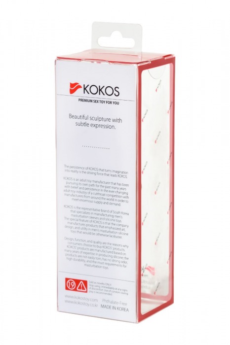 Телесная реалистичная насадка KOKOS Extreme Sleeve 06 с дополнительной стимуляцией - 12,7 см. - KOKOS - в Ростове-на-Дону купить с доставкой