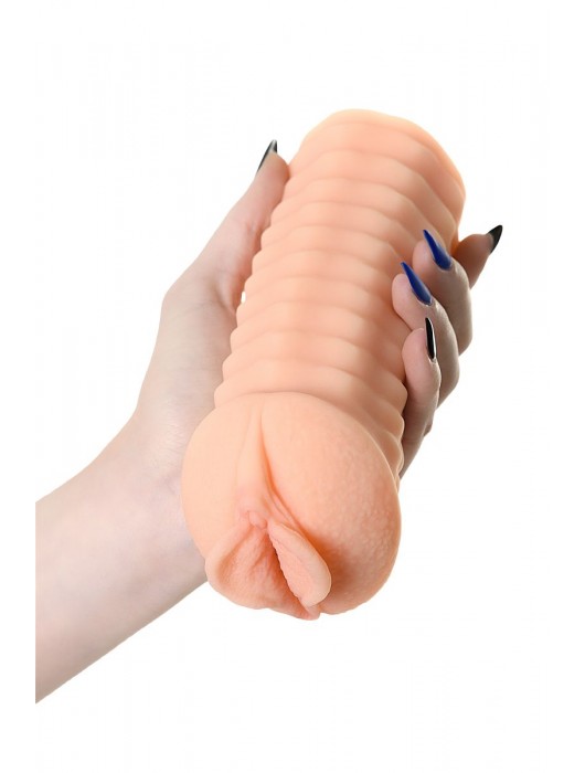 Мастурбатор-вагина ELEGANCE с ребрами на поверхности - KOKOS - в Ростове-на-Дону купить с доставкой