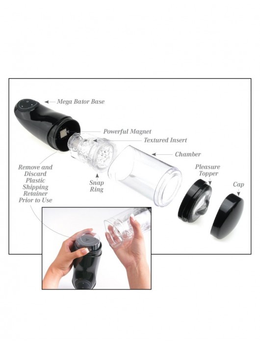 Прозрачный автоматический мастурбатор-анус Mega-Bator Ass - Pipedream - в Ростове-на-Дону купить с доставкой