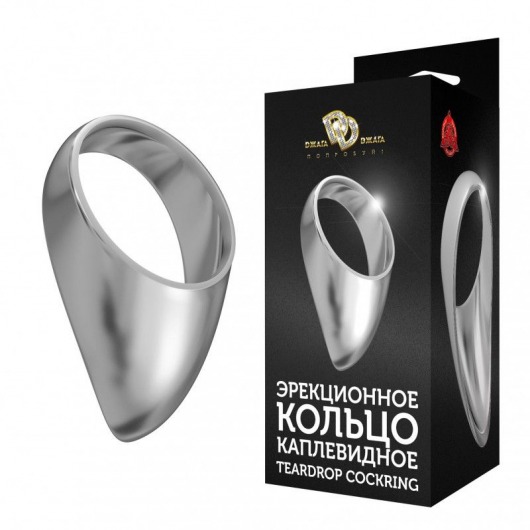 Большое каплевидное эрекционное кольцо TEARDROP COCKRING - Джага-Джага - в Ростове-на-Дону купить с доставкой