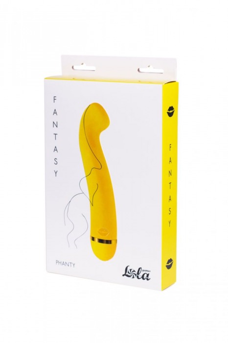 Желтый вибратор Fantasy Phanty - 16,6 см. - Lola toys