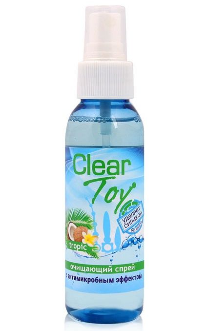 Очищающий спрей для игрушек CLEAR TOY Tropic - 100 мл. - Биоритм - купить с доставкой в Ростове-на-Дону
