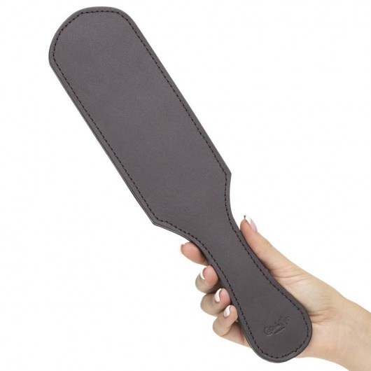 Коричневая кожаная шлепалка - 36 см. - Coco de Mer - купить с доставкой в Ростове-на-Дону