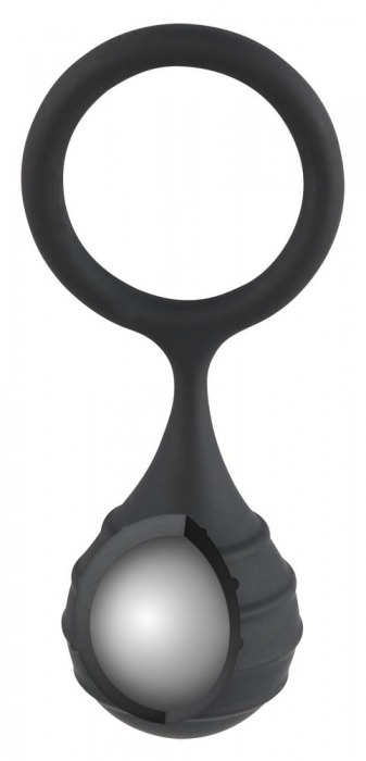Черное силиконовое кольцо Cock ring   weight с утяжелением - Orion - в Ростове-на-Дону купить с доставкой