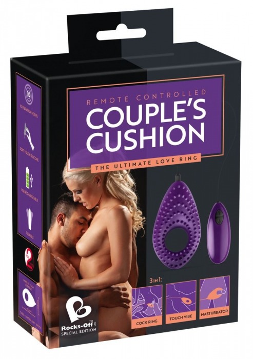Фиолетовое виброкольцо Couples Cushion - Orion - в Ростове-на-Дону купить с доставкой