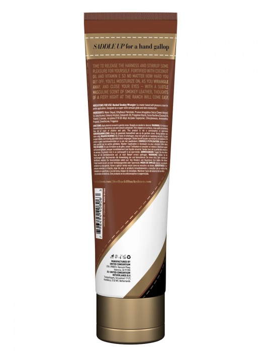 Крем для мастурбации Bucked Smokey Wrangler с ароматом сыромятной кожи - 120 мл. - System JO - купить с доставкой в Ростове-на-Дону