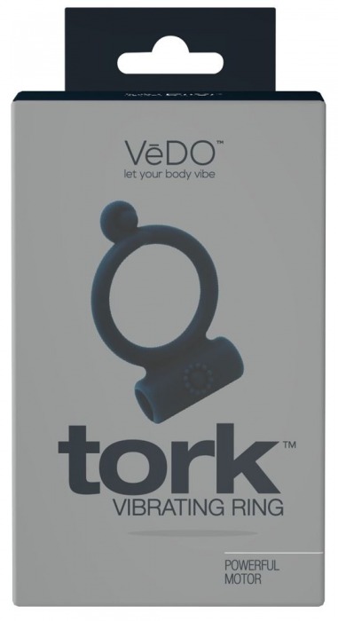 Чёрное виброкольцо VeDO Tork - VeDO - в Ростове-на-Дону купить с доставкой