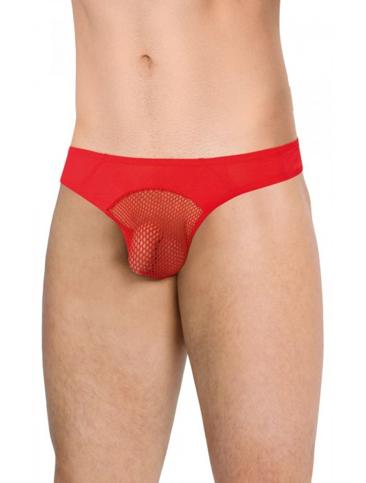 Сексуальные трусы с крупной сеткой по центру - SoftLine купить с доставкой