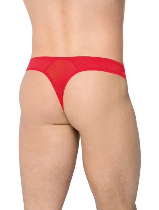 Сексуальные трусы с крупной сеткой по центру - SoftLine купить с доставкой