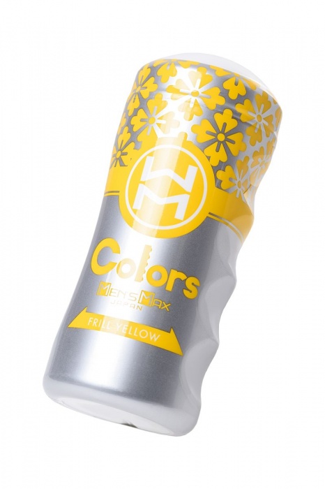 Мультирельефный мастурбатор MensMax Colors - Frill Yellow - Men sMax - в Ростове-на-Дону купить с доставкой