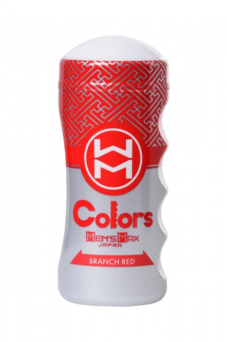 Мультирельефный мастурбатор MensMax Colors - Branch Red - Men sMax - в Ростове-на-Дону купить с доставкой