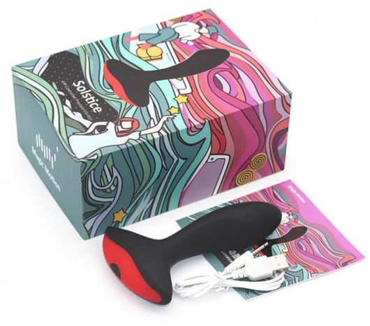 Чёрный массажер простаты Solstice - Magic Motion - в Ростове-на-Дону купить с доставкой