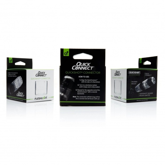 Коннектор для мастурбаторов серии Quickshot - Quick Connect - Fleshlight - в Ростове-на-Дону купить с доставкой