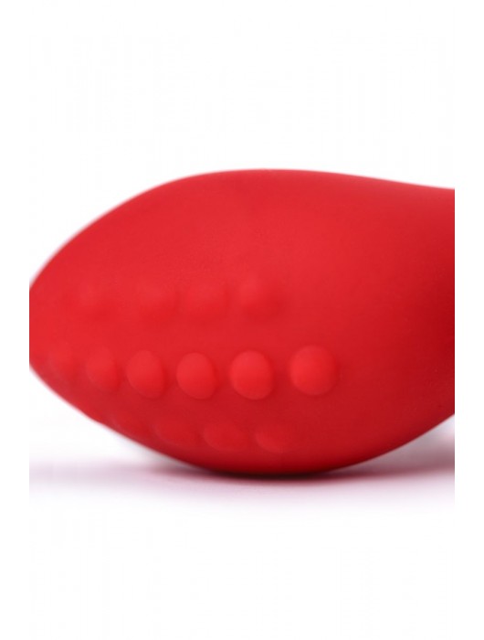 Красный силиконовый вибростимулятор простаты Proman - 12,5 см. - ToyFa - в Ростове-на-Дону купить с доставкой