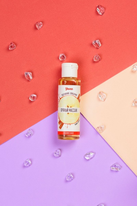 Масло для массажа «Пряный массаж» с ароматом яблока и корицы - 50 мл. - ToyFa - купить с доставкой в Ростове-на-Дону