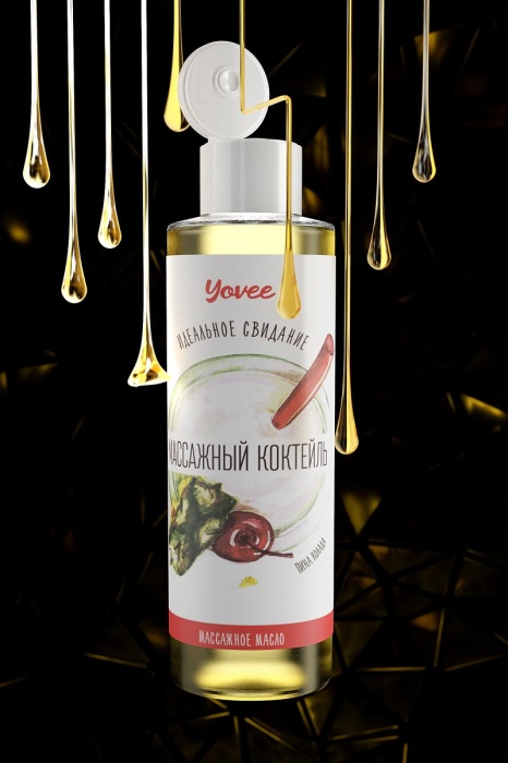 Масло для массажа «Массажный коктейль» с ароматом пина колады - 50 мл. - ToyFa - купить с доставкой в Ростове-на-Дону