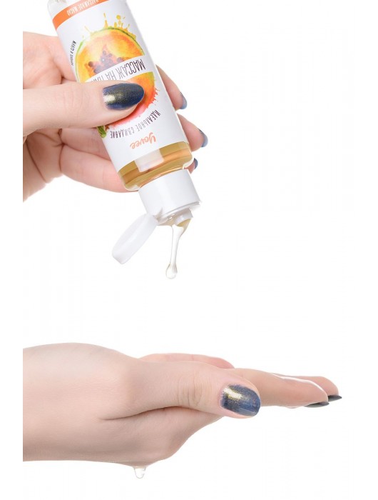 Масло для массажа «Массаж на пляже» с ароматом манго и папайи - 50 мл. - ToyFa - купить с доставкой в Ростове-на-Дону