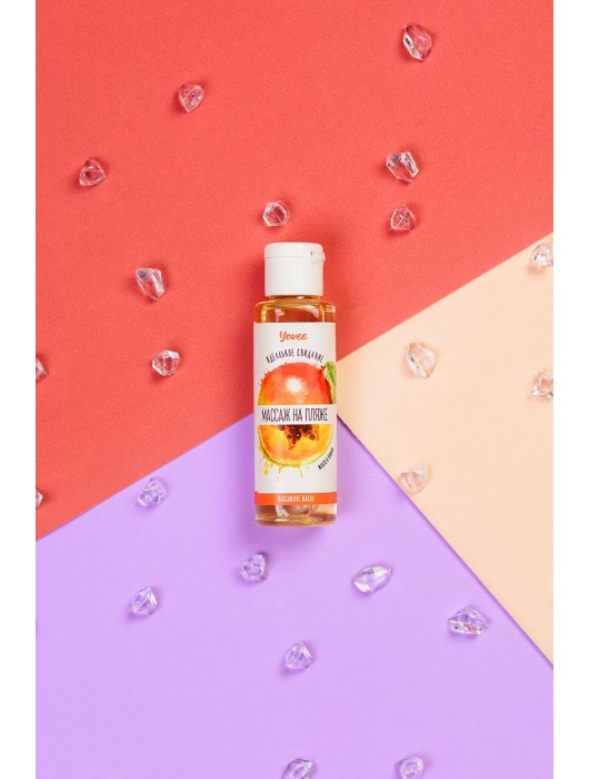 Масло для массажа «Массаж на пляже» с ароматом манго и папайи - 50 мл. - ToyFa - купить с доставкой в Ростове-на-Дону