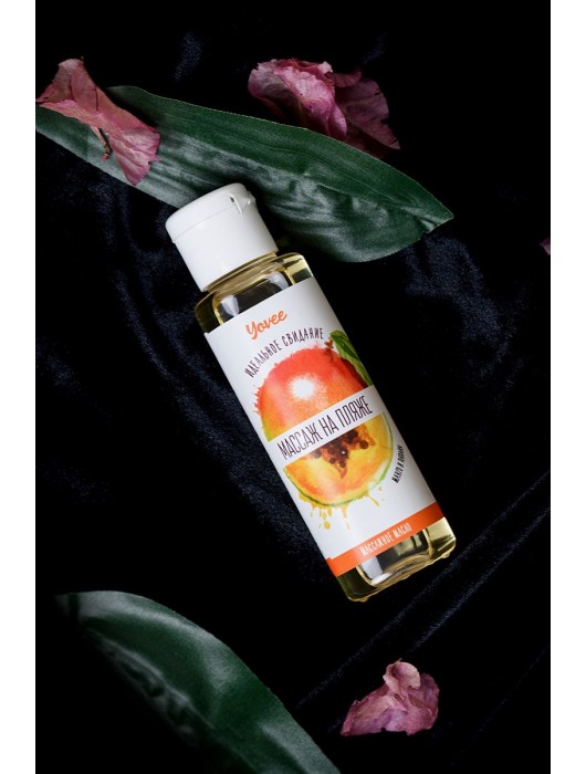 Масло для массажа «Массаж на пляже» с ароматом манго и папайи - 50 мл. - ToyFa - купить с доставкой в Ростове-на-Дону