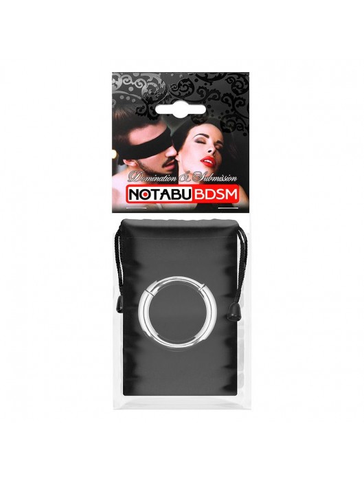 Серебристое среднее эрекционное кольцо на магнитах - Bior toys - в Ростове-на-Дону купить с доставкой