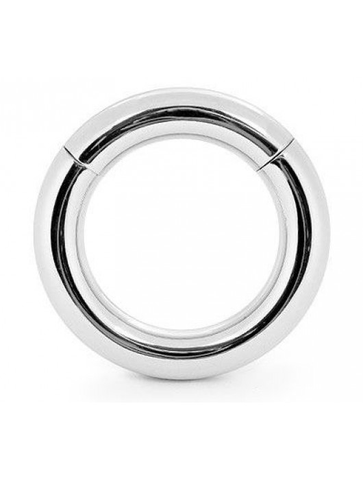 Серебристое среднее эрекционное кольцо на магнитах - Bior toys - в Ростове-на-Дону купить с доставкой