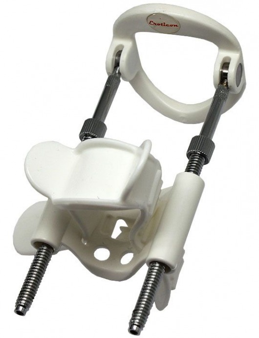 Белый удлинитель пениса Extender - Eroticon - в Ростове-на-Дону купить с доставкой