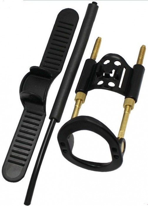 Черный удлинитель пениса Extender - Eroticon - в Ростове-на-Дону купить с доставкой