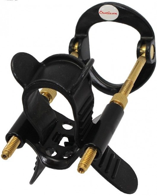 Черный удлинитель пениса Extender - Eroticon - в Ростове-на-Дону купить с доставкой