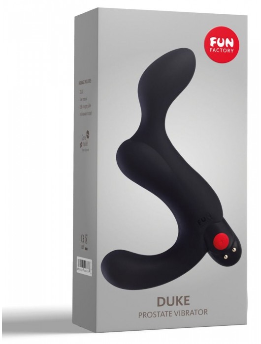 Черный массажёр простаты Duke - Fun Factory - в Ростове-на-Дону купить с доставкой