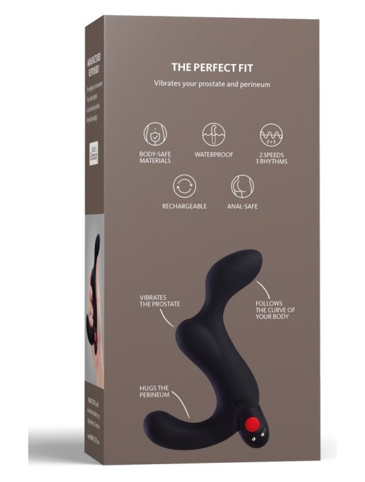 Черный массажёр простаты Duke - Fun Factory - в Ростове-на-Дону купить с доставкой