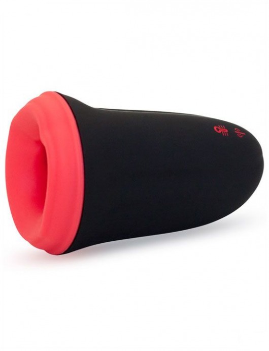 Черно-красный вибромастурбатор с нагревом Elmer - Yuanse - в Ростове-на-Дону купить с доставкой