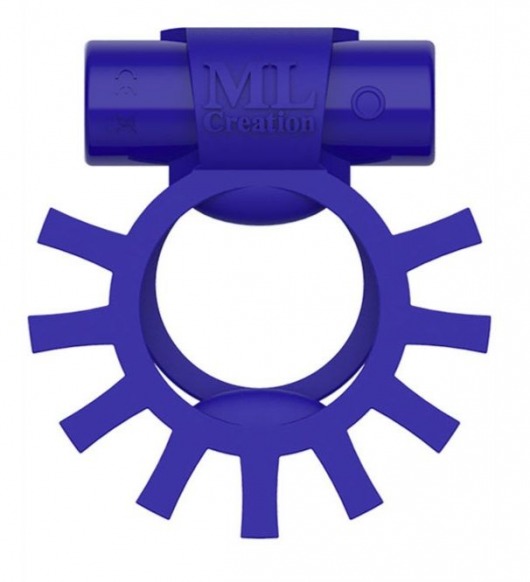 Синее перезаряжаемое эрекционное виброкольцо Super Ring - ML Creation - в Ростове-на-Дону купить с доставкой