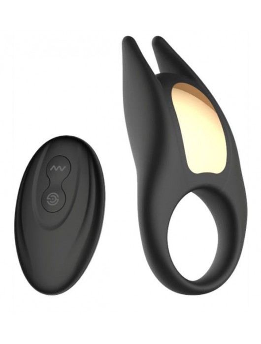 Черное эрекционное виброкольцо Lucas II с пультом ДУ - Winyi - в Ростове-на-Дону купить с доставкой