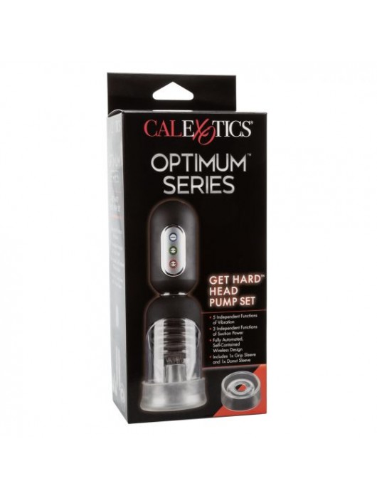 Автоматическая вакуумная помпа с вибрацией Get Hard Head Pump Set - California Exotic Novelties - в Ростове-на-Дону купить с доставкой
