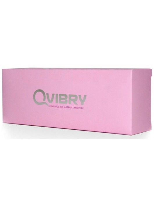 Розовый клиторальный вибромассажёр Qvibry - Qvibry