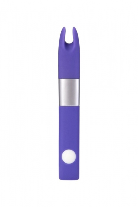 Фиолетовый клиторальный вибромассажёр Qvibry - Qvibry