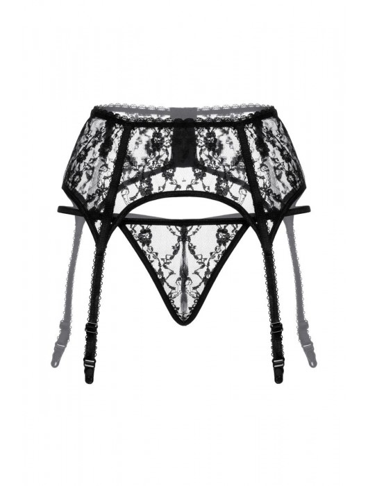 Комплект из кружевного пояса и трусиков-стринг - SoftLine купить с доставкой