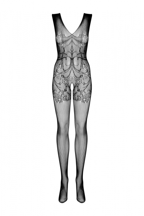 Эффектный женский комбинезон с интимным доступом - Obsessive купить с доставкой