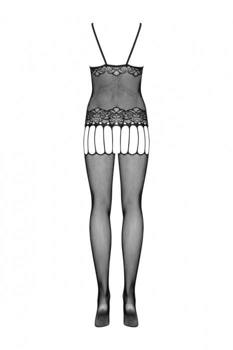 Роскошный комбинезон с имитацией топа и чулочек - Obsessive купить с доставкой
