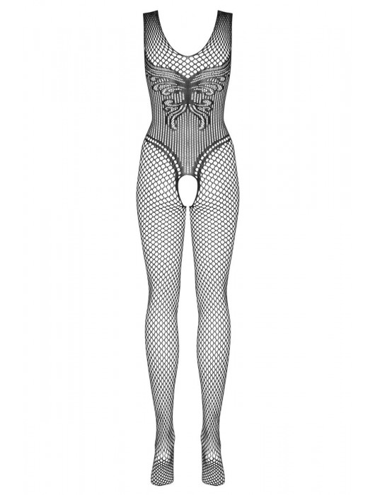 Роскошный комбинезон с имитацией боди и интимным доступом - Obsessive купить с доставкой