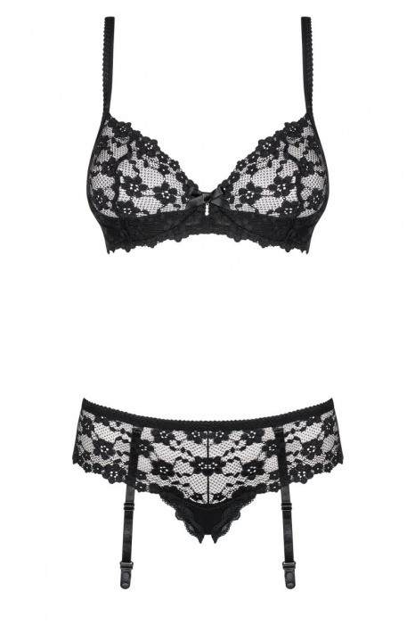 Роскошный комплект кружевного белья Letica - Obsessive купить с доставкой