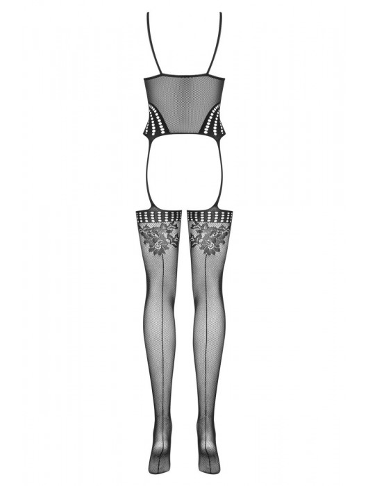 Соблазнительный комбинезон с комбинированным узором - Obsessive купить с доставкой
