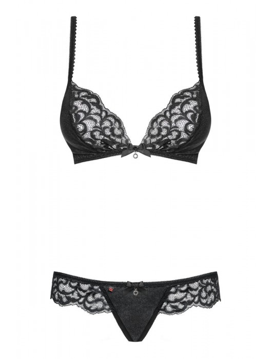 Роскошный комплект кружевного белья Laluna - Obsessive купить с доставкой