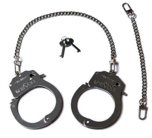 Эксклюзивные наручники со сменными цепями - Le Frivole - купить с доставкой в Ростове-на-Дону