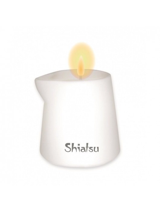Массажная свеча с ароматом малины и ванильного крема - 130 гр. - Shiatsu - купить с доставкой в Ростове-на-Дону