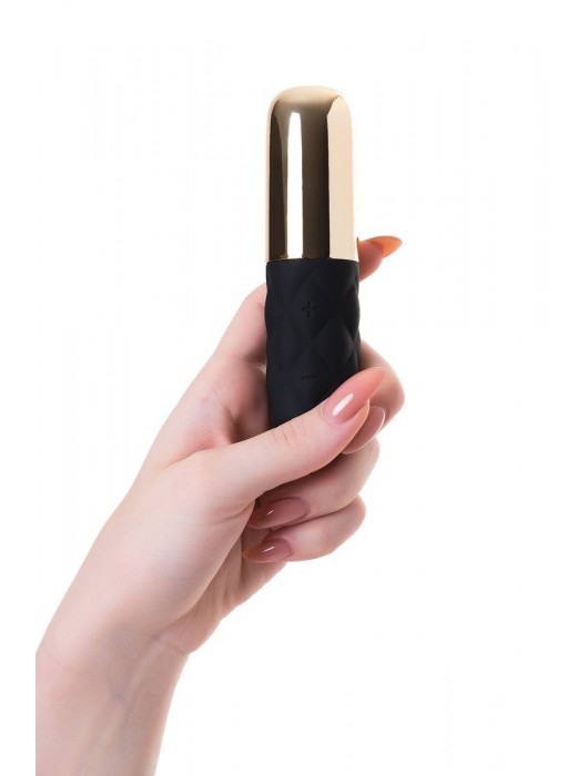 Чёрно-золотистая вибропуля Satisfyer Mini Lovely Honey - Satisfyer