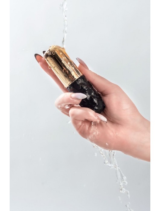 Чёрно-золотистая вибропуля Satisfyer Mini Lovely Honey - Satisfyer