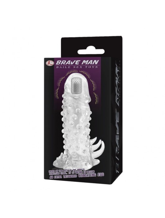 Насадка с пупырышками, усиками и вибропулькой - Baile - в Ростове-на-Дону купить с доставкой